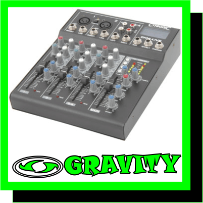 CITRONIC DESK MIXER CM4 - DISCO * DJ * P.A. EQUIPMENT - GRAVITY -