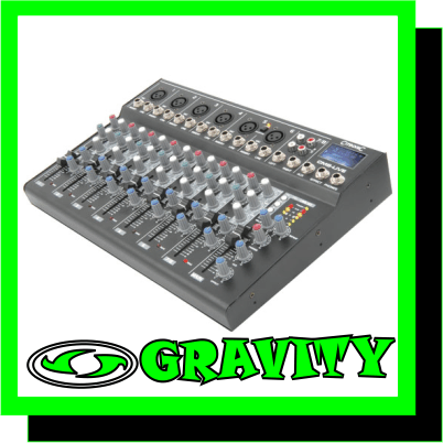 CITRONIC DESK MIXER CM6 - DISCO * DJ * P.A. EQUIPMENT - GRAVITY -