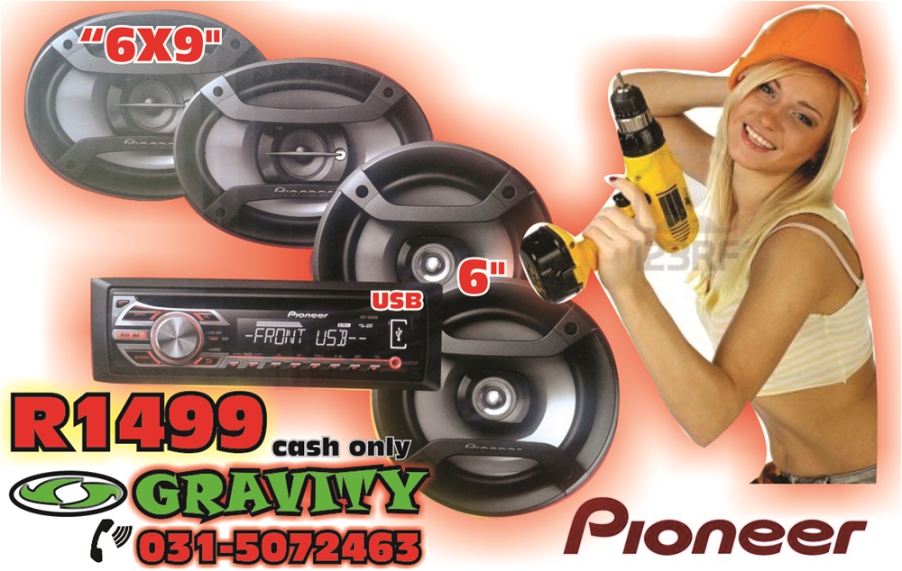 Pioneer USB SPEAKER Combo Set Car Audio , GRAVITY DJ STORE