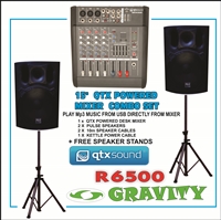 Craft Ideasyear  Birthday Party on Qtx Powered Desk Mixer P A Combo   Disco   Dj   P A  Equipment