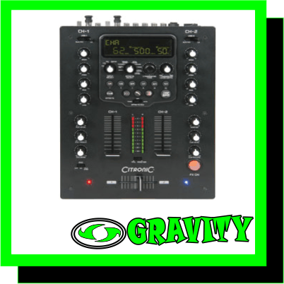 CITRONIC SMFX-200 2-CHANNEL MIXER WITH USB - DISCO * DJ * P.A 