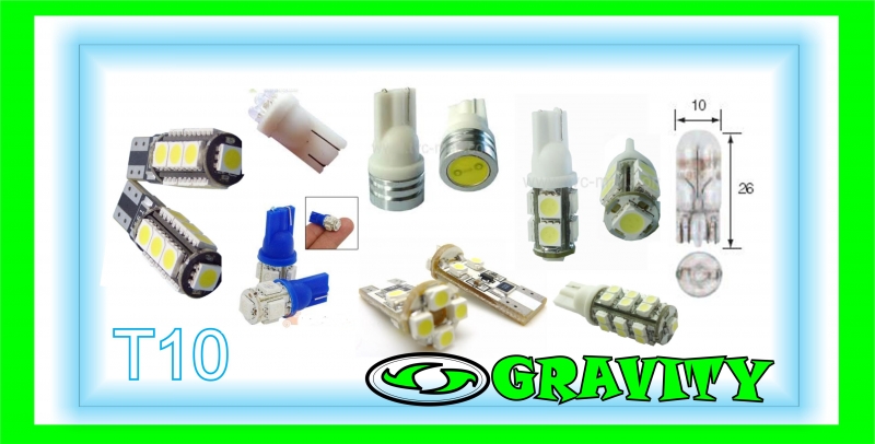 CAR PARK LIGHT LED BULBS SUPER WHITE @GRAVITY AUDIO 0315072463 DURBAN