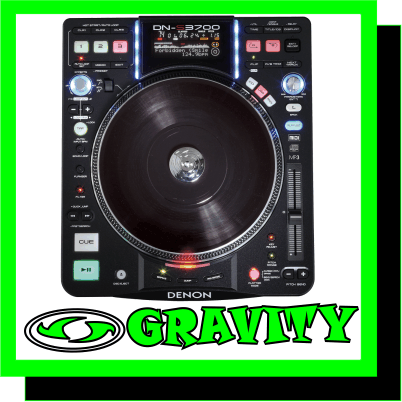 Graphic Design Creative on Denon Dn S3700 Disco Dj P A Equipment Gravity