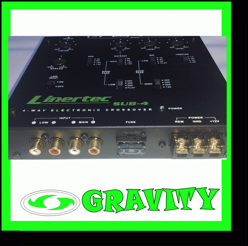 linertec 4way crossover gravity audio 0315072463